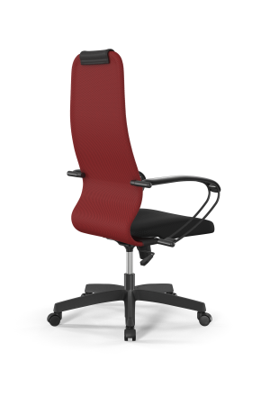 Кресло для руководителя Метта Sit 8 B1-10K - UMF(X1) /Uh02/Wh00/K1bL(M09.B02.G15.W01) (Красный | Черный)