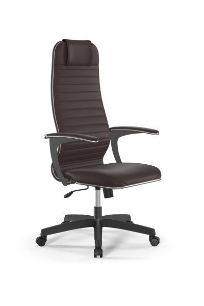 Кресло для руководителя Метта Sit 10 B1-117U - Extra /Um02/Wm12/U0mL-b(M09.B02.G15.W01) (Темно-коричневый)