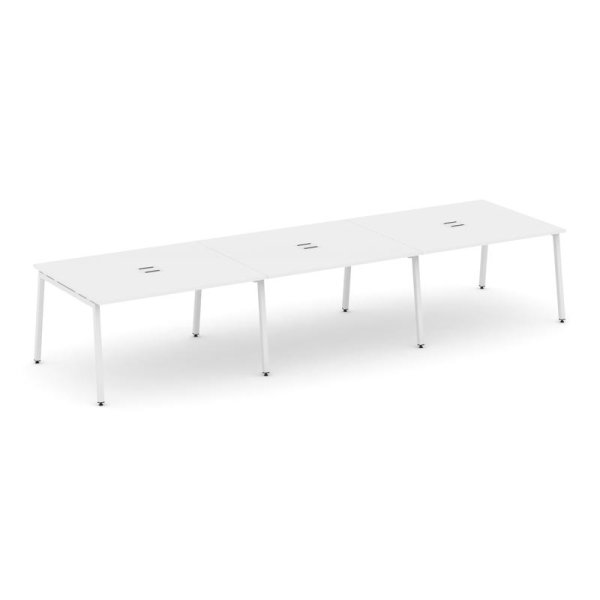 Стол переговорный SN-4A.SPRG-053 (4410х1180х750) (Белый/Металл Белый)