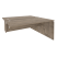 Стол-приставка двойной к опорным элементам Onix O.D.SPR-4.8 1580x1635x750 (Тиквуд Светлый)