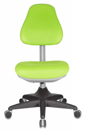 Кресло детское KD-2 салатовый TW-18 крестов. пластик (Салатовый)