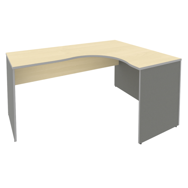 Стол криволинейный Riva А.СА-4 Пр 1600x1200x750 (Клен-Металлик)
