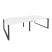Рабочая станция на О-образном м/к Onix O.MO-D.RS-4.3.7 2760x1475x750 (Тиквуд Темный/Белый Металл)
