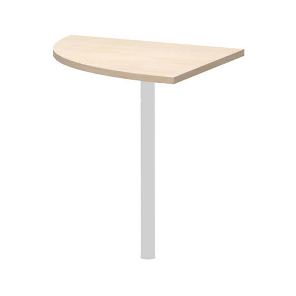 Переход (без опоры) правая Этюд Р20.13пр 700x600x25 (Дуб Шамони светлый)