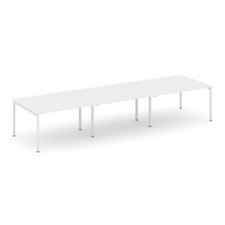 Стол переговорный SN-4P.SPRG-054.3 (4740х1180х750) (Белый/Металл Белый)