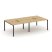 Рабочая станция 2-х сторонняя SN-6P.DRS-032 (2360х1232х750) (Тиквуд Светлый/Металл Антрацит)