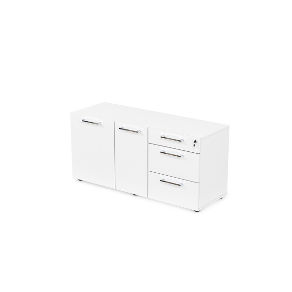 10Т.005.13 Тумба сервисная  (1300x450x626) (Белый Премиум)