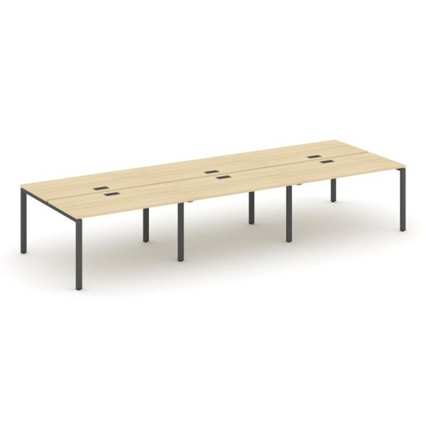 Рабочая станция 2-х сторонняя SN-6P.DRS-063 (4140х1232х750) (Акация Лорка/Металл Антрацит)