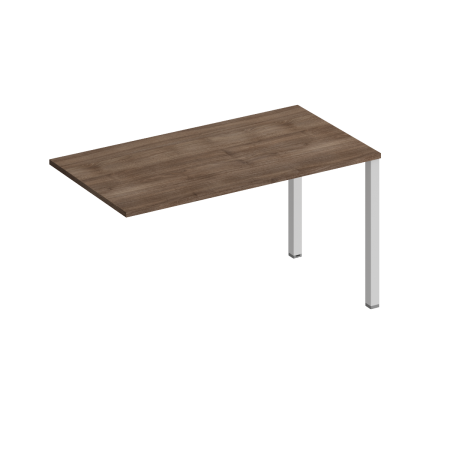 Секция стола рабочей станции на металлокаркасе КФ Комфорт КФ К.132-1 1400x750x750 (Дуб шамони темныйСерый)