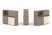 Тумба двойная + низкая надставка ES.NB.2N-16 (1500х410х1135) (Латте/Тиквуд Светлый)