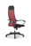 Кресло для руководителя Метта Sit 10 B1-111K - X2+UMF(X1) /Ub00/Wh00/K1bL(M09.B02.G15.W01) (Красный | Черный)