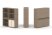Тумба двойная + высокая надставка ES.NB.2V-13 (1500х410х1520) (Латте/Тиквуд Светлый)