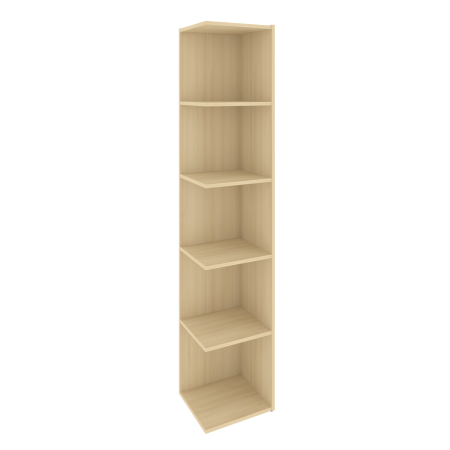 Модуль приставной 5 ячеек Locker Plus LK.PM-5 390x350x1983 (Акация Лорка)