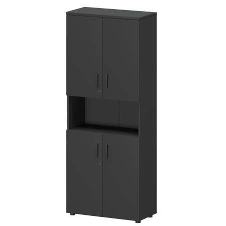 Шкаф Смарт СМШ-58Д4 792x380x1990 (Графит)