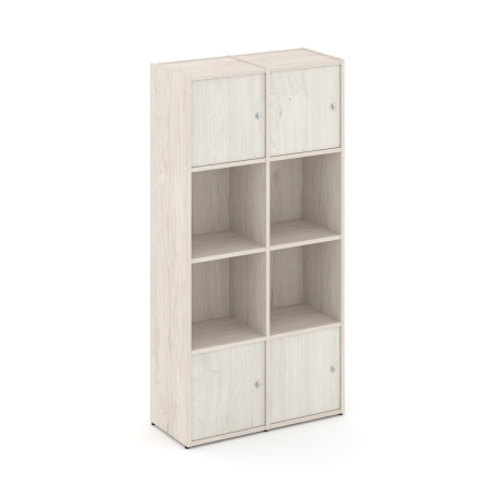 Стеллаж Locker Plus LK.K-005 798x350x1593 (Денвер Светлый | Дуб Наварра)