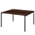 Стол переговорный на металлокаркасе Арго-М АМП-002.123 1200x1236x760 (Ясень шимо/Антрацит)