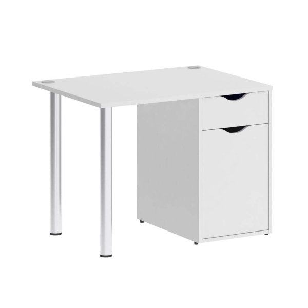 Стол письменный VR.SP-3-98.1 980x720x750 (Белый Бриллиант)