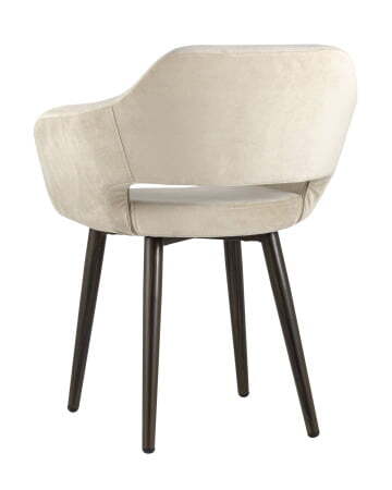 Стул с подлокотниками Саймон велюр бежевый (Стул Саймон бежевый)