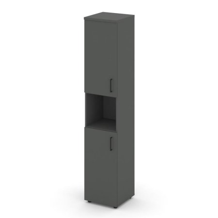 Шкаф высокий узкий SN.STU-107(L) (400х400х1982) (Антрацит)