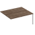 Секция стола рабочей станции на металлокаркасе КФ (2х180) Комфорт КФ К.1147-1 1800x1540x750 (Дуб шамони темныйСерый)