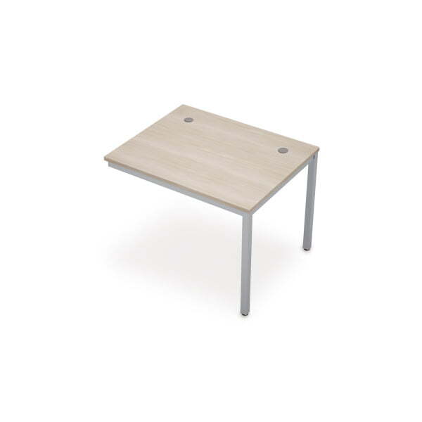 6МБК.187 Линейные бенч-системы, конечный модуль (1000x800x750) (Шамони светлый/Алюминий матовый)