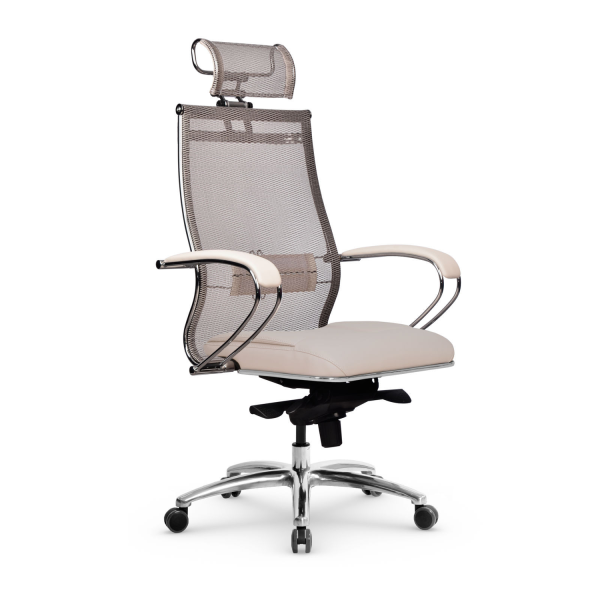 Кресло для руководителя Метта Samurai SL-2.05 MPES (Молочный)