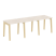 Рабочая станция на деревянных опорах Onix Wood OW.RS-3.0.7 2340x720x750 (Тиквуд Светлый/Дуб Темный)