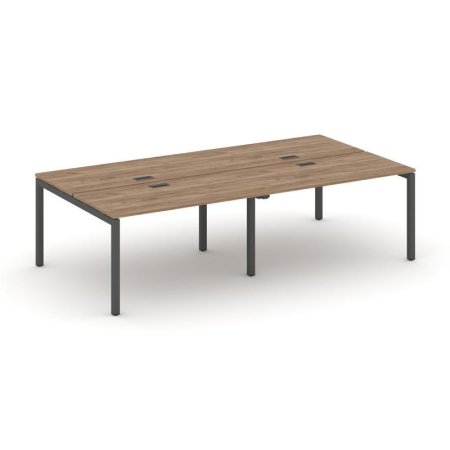 Рабочая станция 2-х сторонняя SN-5P.DRS-032 (2360х1232х750) (Дуб Табак/Металл Антрацит)