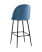 Стул барный Марсель велюр пыльно-синий (Стул барный Марсель синий)