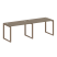 Рабочая станция Metal System Style БО.СМ-2.2 2400x720x750 (Дуб Наварра/Серый металл)