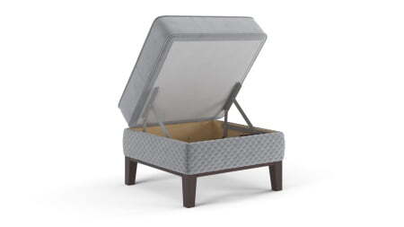 Пуф Monreal 600 (650x650x480) Серый (Серый)