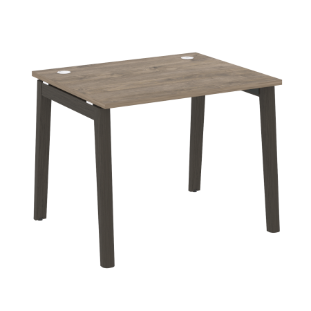 Стол рабочий на деревянных опорах Onix Wood OW.SP-1.8 980x800x750 (Тиквуд Темный/Дуб Темный)