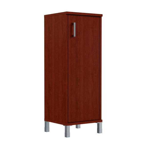 Шкаф 3 уровня, узкий, глухая дверь без замка, левая Born B-421.6 L 475x450x1286 (Бургунди)