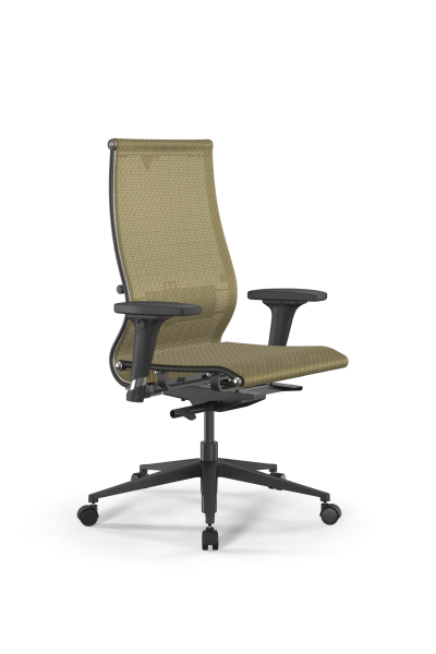 Кресло для руководителя Метта SynchroSit 10 B2-107D - T /Km00/Nb00/D02P(M23.B11.G19.W02) (Золотой)