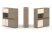 Тумба двойная + высокая надставка ES.NB.2V-33 (1500х410х1520) (Латте/Тиквуд Светлый)