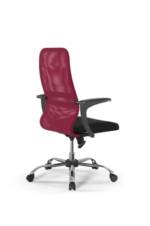 Кресло для руководителя Метта Sit 8 B2-8U - X1+UMF(X1) /Uh00/Wh00/U1mL-b(M09.B21.G20.W01) (Красный | Черный)