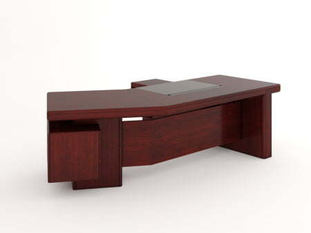 Стол руководителя Mux R206R 2600x2040x760 (Палисандр)