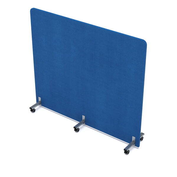 Акустическая мобильная перегородка SOFTOffice 011.МП.1614 1600x377x1400 (Indigo)