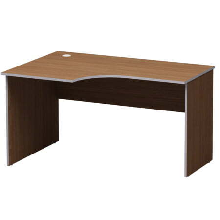 Стол Бюджет левый 2364 1360x900x740 (Орех Онтарио)