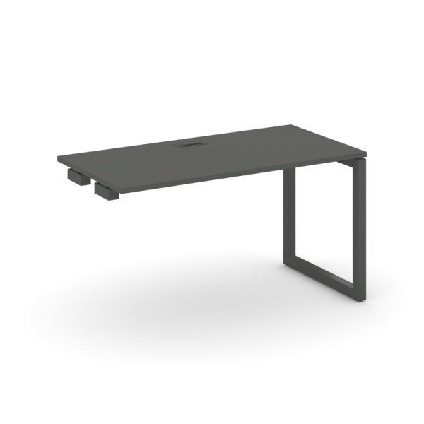 Стол-приставка к опорным элементам SN-5O.OPRS-024 (1580х800х750) (Антрацит/Металл Антрацит)