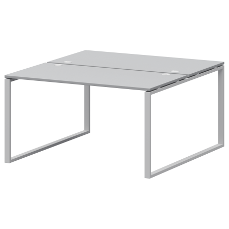 Бенч двойной на 2 рабочих места Арго-М АМБ.О-005.60 1800x1236x760 (Серый/Белый)