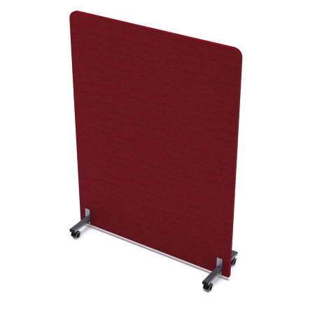 Акустическая мобильная перегородка SOFTOffice 011.МП.1216 1200x377x1600 (Red)