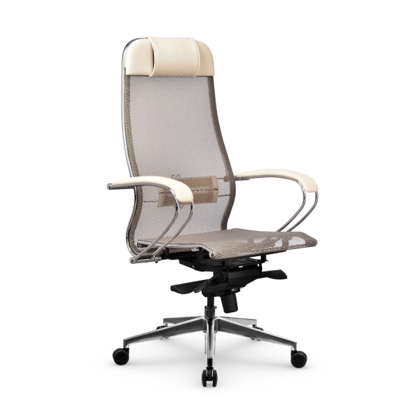 Кресло для руководителя Метта Samurai S-1.041 MPES (Молочный)