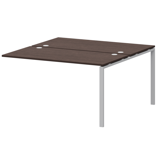 Модуль двойной на 2 рабочих места Арго-М АМБЭ-002 1200x1496x760 (Дуб венге/Белый)