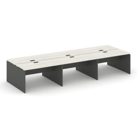 Рабочая станция 2-х сторонняя SN-D.DRS-064 (4740х1232х750) (Дуб Наварра/Антрацит)