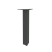 Опора треугольная одиночная Onix O.TO-4 Белый 150x150x450 (Антрацит)