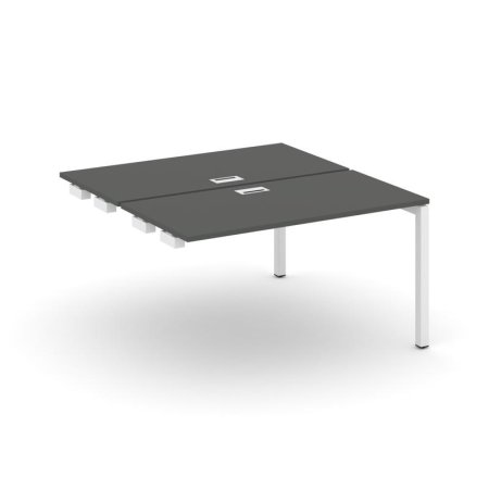Стол-приставка к опорным элементам SN-5P.DPRS-024 (1580х1632х750) (Антрацит/Металл Белый)