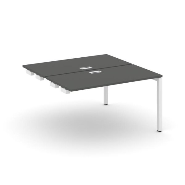 Стол-приставка к опорным элементам SN-5P.DPRS-024 (1580х1632х750) (Антрацит/Металл Белый)