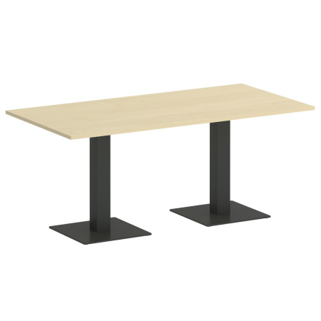 Стол прямоугольный VR.SP-5-180.2 1800x900x750 (Клен/Антрацит Металл)