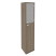 Шкаф высокий узкий, правый Style Л.СУ-1.7Пр 412x410x1980 (Вяз Благородный)